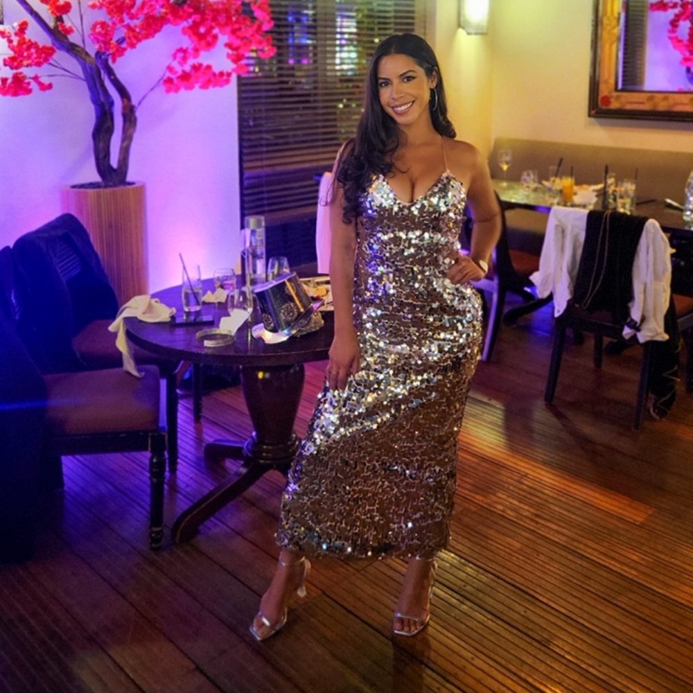 Zara sequin dress